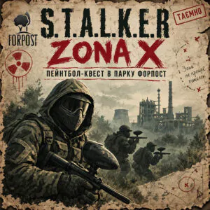S.T.A.L.K.E.R ZONA X — пейнтбольный квест в Харькове